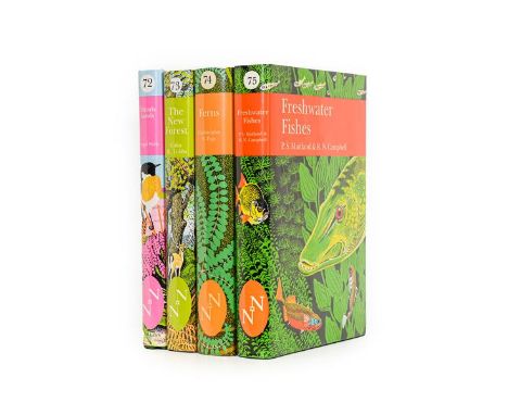 New Naturalists. Heathlands; The New Forest; Ferns; Freshwater Fishes, Collins [-HarperCollinsPublishers], 1986-92. 4 volumes