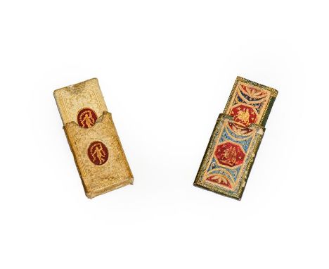 Miniature almanacs. London Almanack for the Year of Christ 1783 [and:] London Almanack for the Year of Christ 1796. 2 works, 