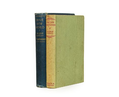 Orwell (George). Nineteen Eighty-Four. A Novel, 1st edition, London: Secker &amp; Warburg, 1949. 8vo, original green cloth, s