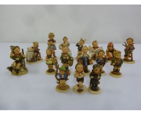 A quantity of Hummel figurines of children  (16)