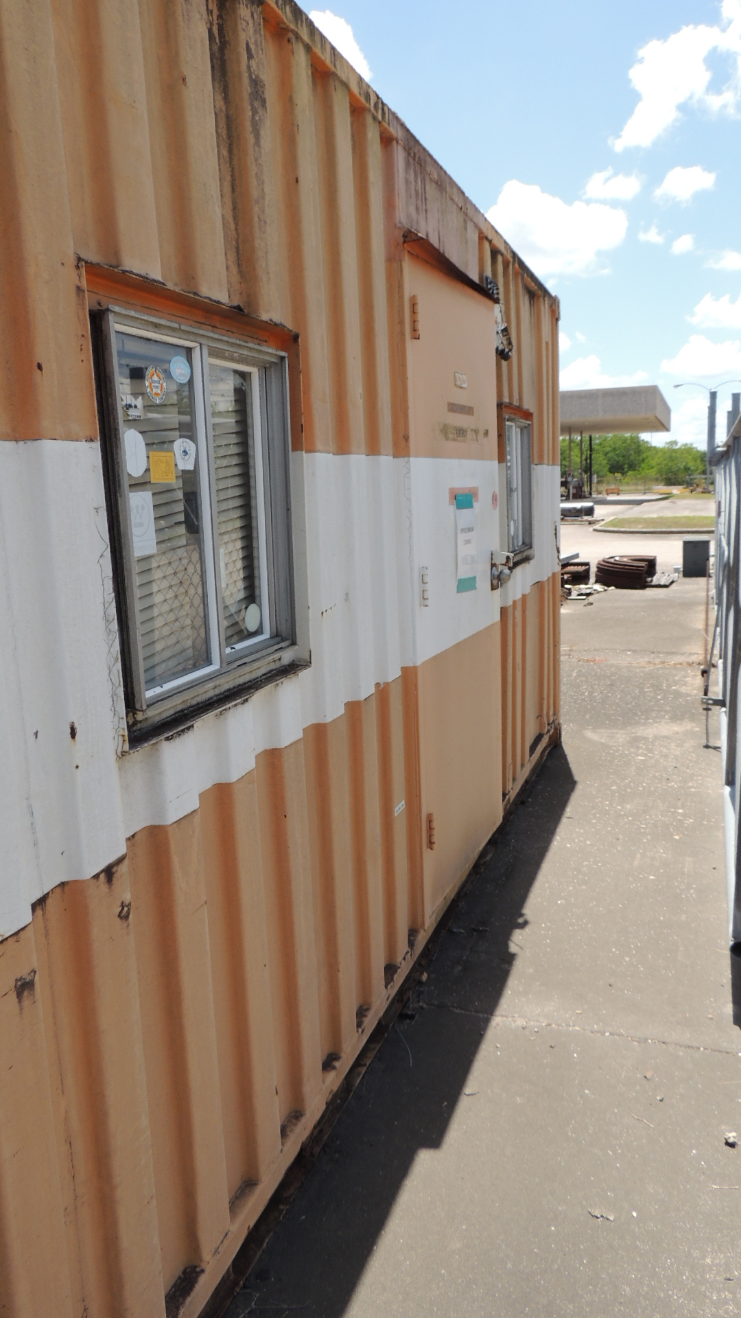 Container / Office. Conex 20' container and contents, side door two