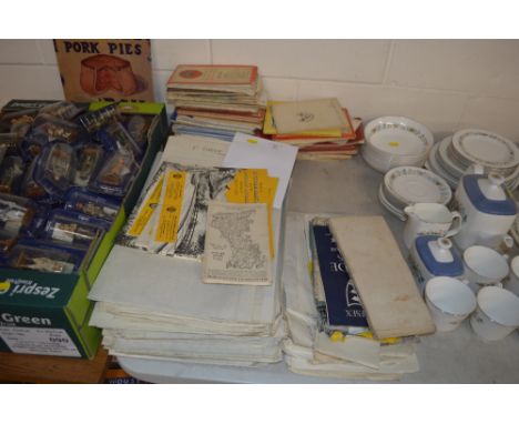 A collection of Ordnance Survey maps and War Office Edition maps mostly late 1940's