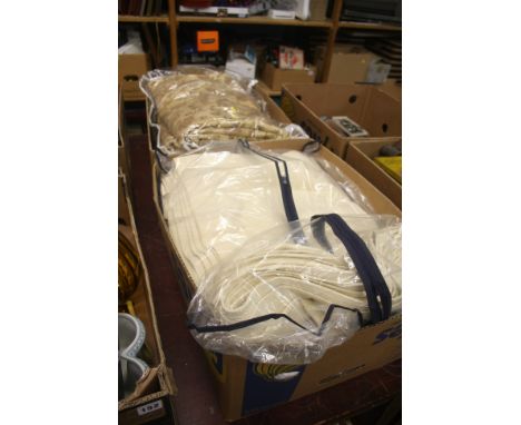 Various curtains etc.