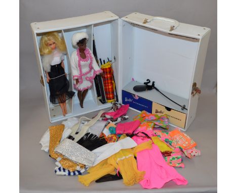 Mattel Barbie: Barbie, late 1960s; Talking Christie - pull string intact but voice inoperable; selection of clothing and acce