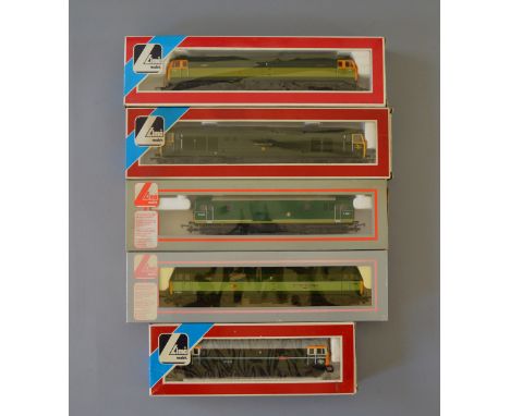 OO Gauge Lima 5 x diesel & electric locomotives. Various liveries. Class 47 D1962 & 1761, Class 50 50007 "Sir Edward Elgar", 