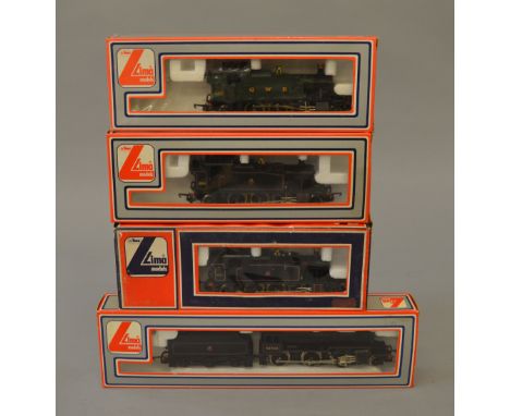 OO Gauge. 4 x Lima locomotives. 3 x Prairie locomotives & BR 2-6-0 Crab No.42700. All G Boxed.