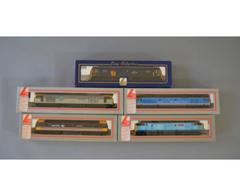 OO Gauge Lima 5 x diesel locomotives. Various liveries. Class 37 37501, Class47 47145, 47613, Class 50 50028 "Tiger" & Class 