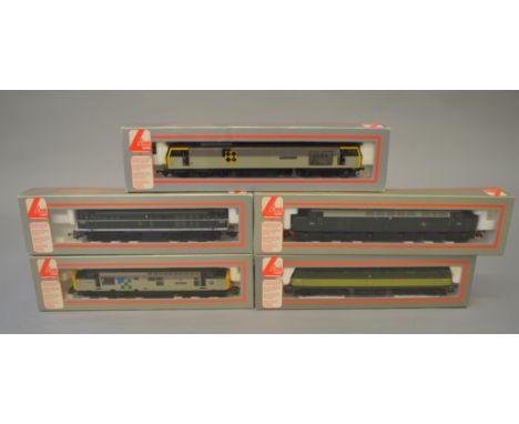 OO Gauge Lima 5 x diesel locomotives. Class 47 D1574, Class 31 D5830, Class 37  37688 (missing buffer head), Class 60 "Thomas