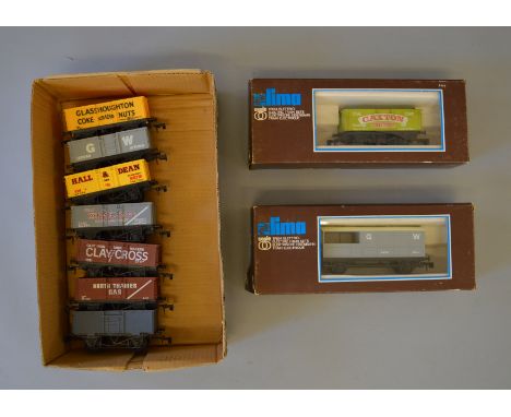 O Gauge Lima. 9 x rolling stock, 2 boxed, 1 repainted. Overall G
