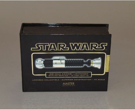 Master Replicas Star Wars SW-303 Obi-Wan Kenobi Lightsaber As First Built By, .45 scale, 2004 convention exclusive. Appears u