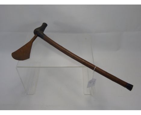 An African Wood-Carved Tribal Axe, approx 48 cms.