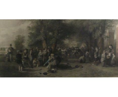 After William Mulready/Boys Playing at Start of Term and other engravings and prints/various sizes