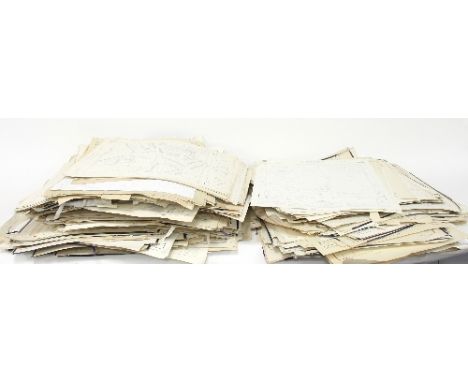 A large quantity of Ordnance Survey 1:1250 maps; Birmingham and Warwickshire etc. Condition Report: Mixed condition, these ha