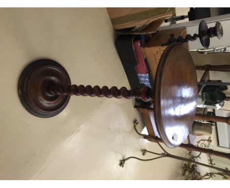 A 19th century mahogany wine table