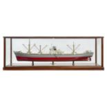 A FINE BOARDROOM MODEL FOR THE M.V. 'EUGENIE S.E.' BUILT BY HOWALDTSWERKE HAMBURG FOR LOS SANTOS
