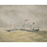 F.R.W. (ENGLISH, 19TH CENTURY): S.S. 'Connector', a freak ship