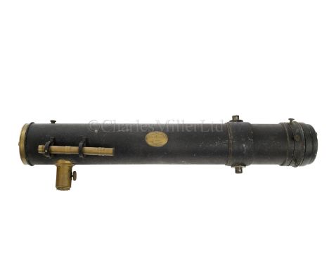 A 5IN. REFLECTING TELESCOPE BY JOHN BROWNING, LONDON, CIRCA 1930 the 33in. main tube with trunions, counter-weight, star spot
