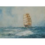 WILLIAM MINSHALL BIRCHALL (AMERICAN, 1884-1941): Running into heavy weather