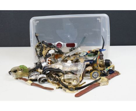 A collection of vintage and contemporary wristwatches to include Swatch, Montine, Casio, Sekonda, Ingersoll, Ramona ....etc..