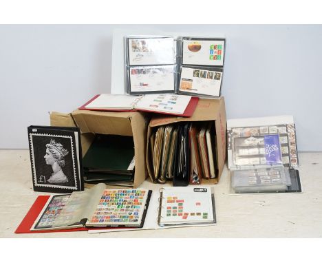 Collection of world, Great British and commonwealth stamps dating from the 19th Century onwards to include early commonwealth