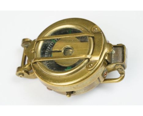 Stanley of London brass cased compass