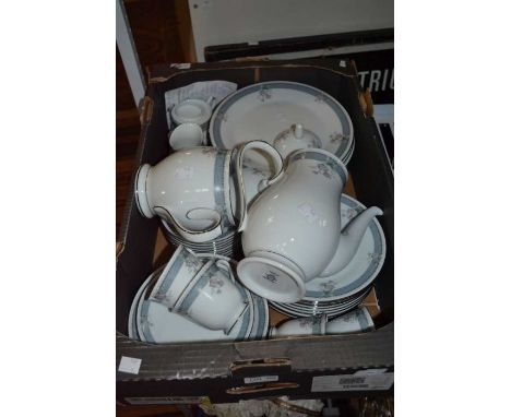 A box of Noritake Alhambra coffee, tea and dinner service