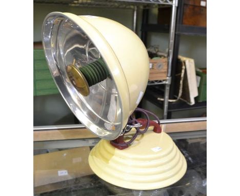 "The Barber Polkymatic" heat generating lamp