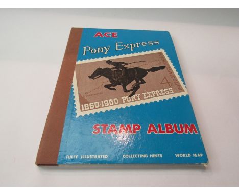An Ace Pony Express stamp album
