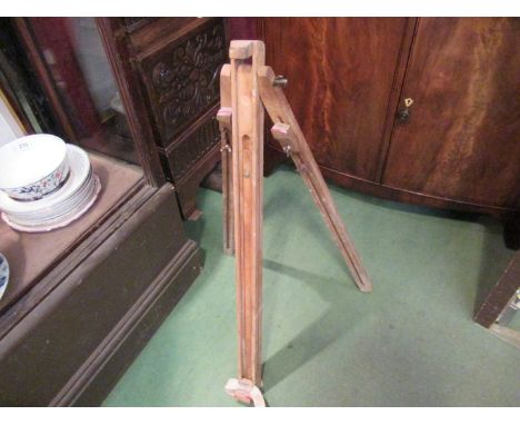 An artists easel