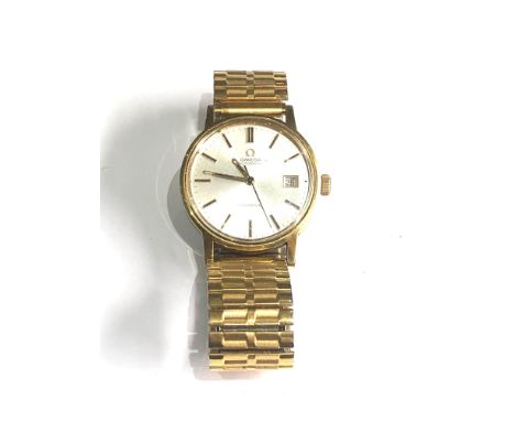 Vintage Omega geneve automatic gents wristwatch non omega expanding bracelet watch is ticking but no warranty given 