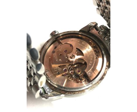 Vintage Omega seamaster automatic cal 501 20 jewel gents wristwatch omega bracelet watch is not ticking  no warranty given 