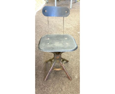 Vintage industrial machine chair - Evertaut 