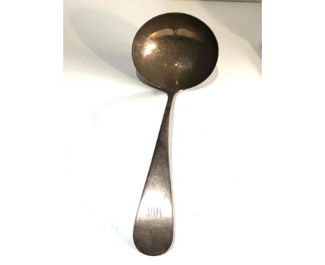 Sterling silver soup ladle weight 120g 