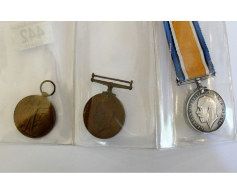 WWI medal pair and Mercantile Marine medal to R Toft FMN MFA 