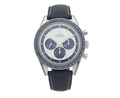 OmegaA Limited Edition Speedmaster Anniversary CK 2998 wrist watch. No. 255/2998. Circa 2019Case: Signed. Stainless steel. Re