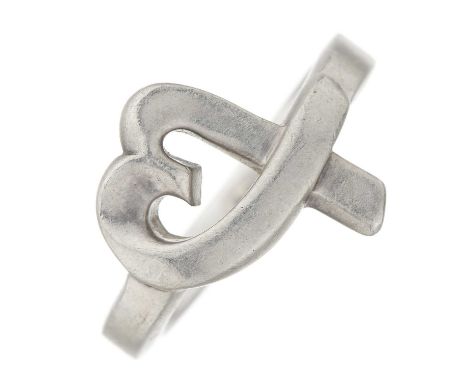 Tiffany &amp; Co. x Paloma Picasso, a silver Loving Heart ring, signed Tiffany &amp; Co., facsimile signature for Paloma Pica