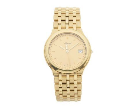 ChopardA Monte-Carlo bracelet watchCase: Signed. 18ct gold. Swiss convention marks. Reference 2232. Serial MC9574. Length (en
