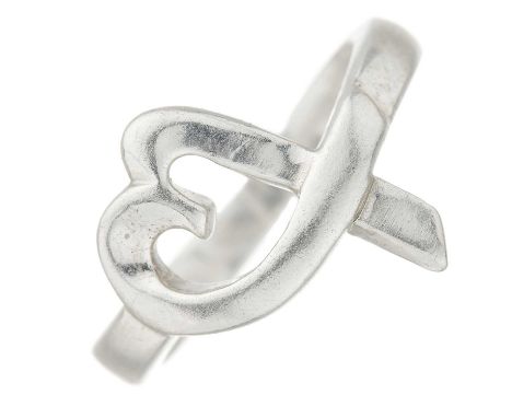 Tiffany &amp; Co. x Paloma Picasso, a silver Loving Heart ring, signed Tiffany &amp; Co., facsimile signature for Paloma Pica