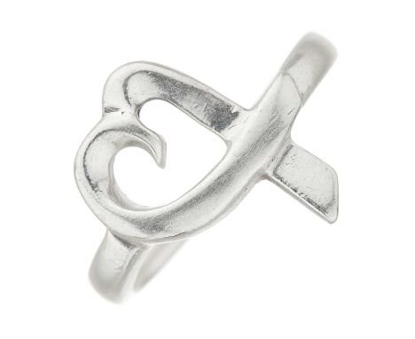 Tiffany &amp; Co. x Paloma Picasso, a silver Loving Heart ring, signed Tiffany &amp; Co., facsimile signature for Paloma Pica