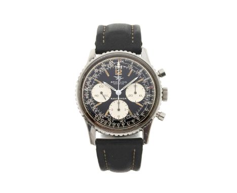 BreitlingA Navitimer wrist watch. Circa 1972Case: Signed. Stainless steel. Reference 806. Serial 1395005. Length (end to end 