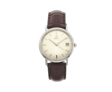 OmegaA wrist watchCase: Signed. Stainless steel. Case number 132.015. Length (end to end of lugs): 38.6mm. Width (excluding c