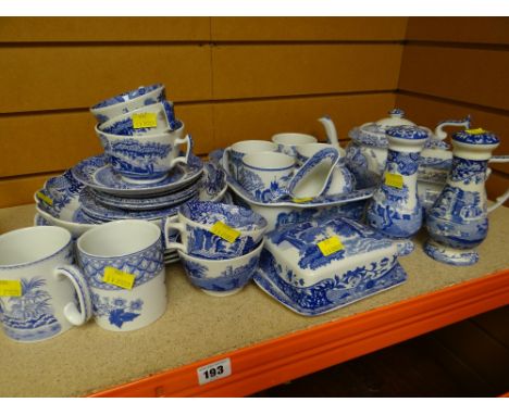 ASSORTED SPODE 'ITALIAN' PATTERN TEAWARES