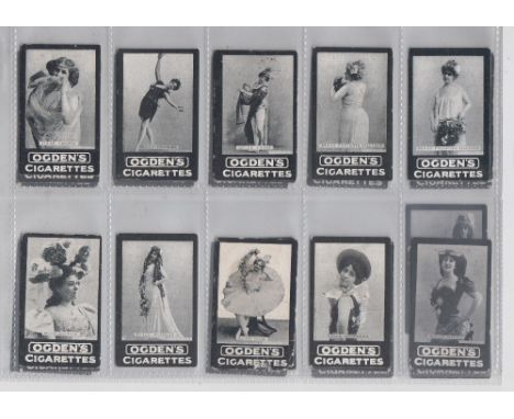 Cigarette cards, Ogden's, Composite 'Tabs' Series, Leading Artistes of the Day, back 'Ogden's Cigarettes', overseas issue, it