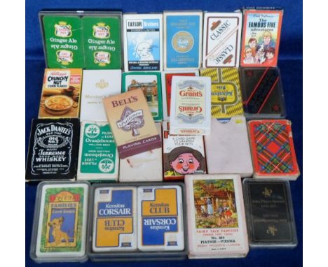 Playing cards & card games, a collection of 25+ complete packs inc. Ardath Cigarettes, Marston's Ales, Smith's Potato Crisps,