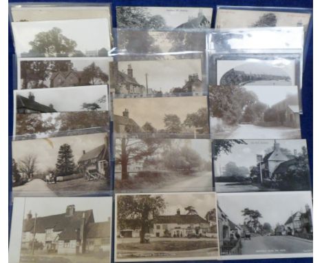 Postcards, Berks topographical, Arborfield, Beech Hill, Barkham, Three Mile Cross, Farley Hill, a mixed selection inc 12 RP's