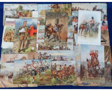 Postcards, Military, Harry Payne, a selection of approx 35 cards illustrated by Harry Payne, most Tuck published from various