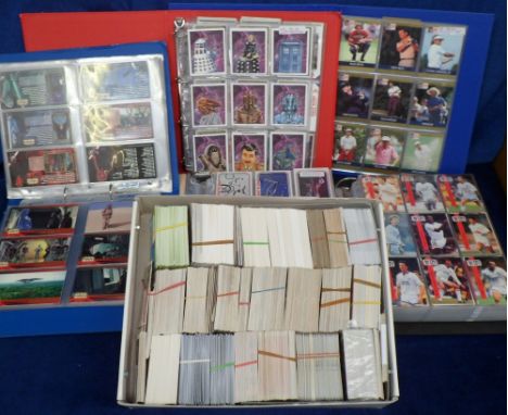 Trade cards, a large collection of modern trade cards in albums and loose, sets and part-sets, inc. hundreds of Football card