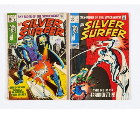 Silver Surfer (1969) 5 [vg], 7 [fn] (2). No Reserve