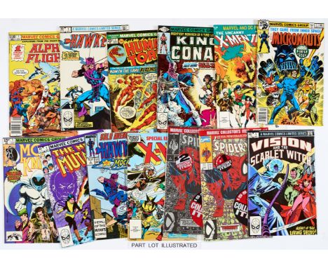 Marvel First Issues (1972-1990). Alpha Flight, Hawkeye, Human Torch, King Conan, Marvel and DC Present: X-Men and New Teen Ti