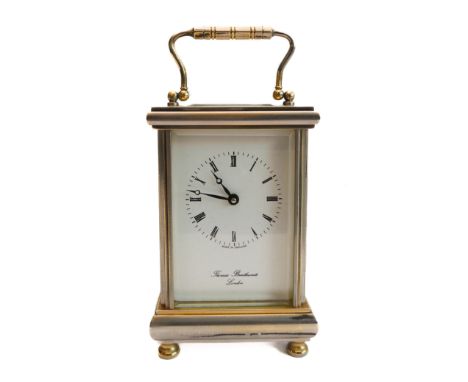 A heavy English carriage clock by Thomas Braithwaite